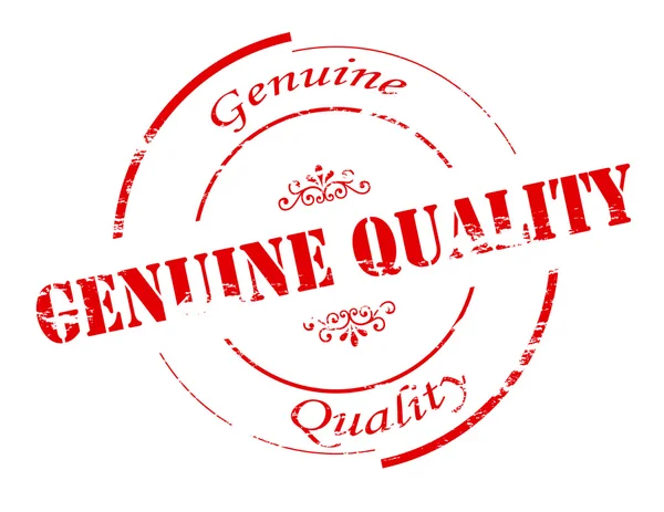 Qualité authentique — Image vectorielle