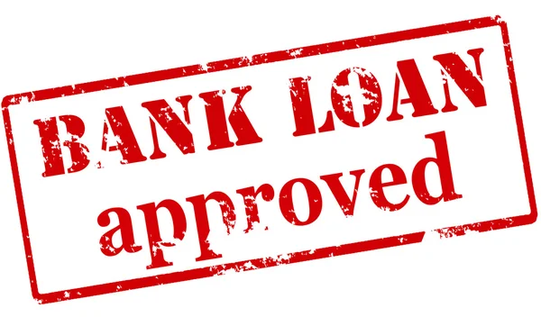 Pożyczka bankowa zatwierdzone — Wektor stockowy