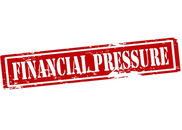 Finanční tlak — Stockový vektor