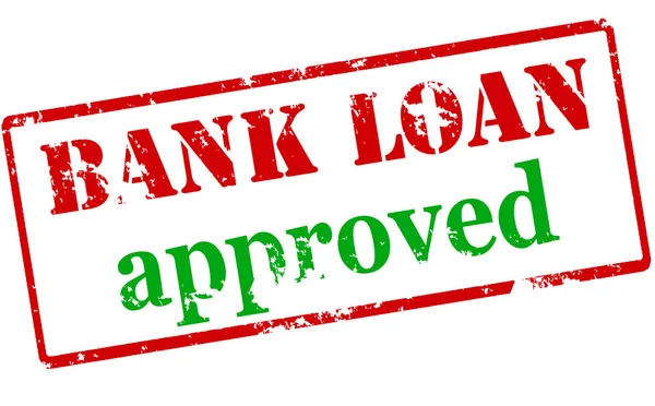 Pożyczka bankowa zatwierdzone — Wektor stockowy