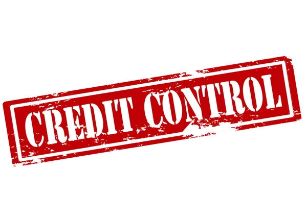 Controllo del credito — Vettoriale Stock