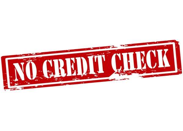 Geen credit check — Stockvector