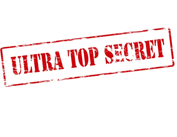 Ultra alto secreto — Vector de stock