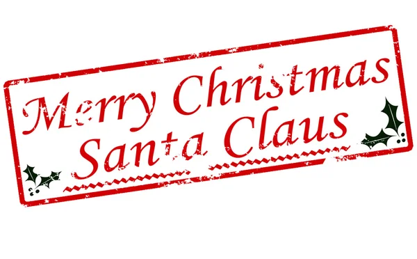 Merry Christmas Santa Claus — Stock Vector