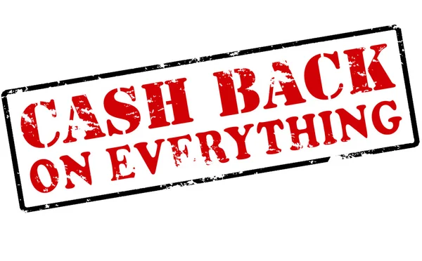 Cash back na všechno — Stockový vektor