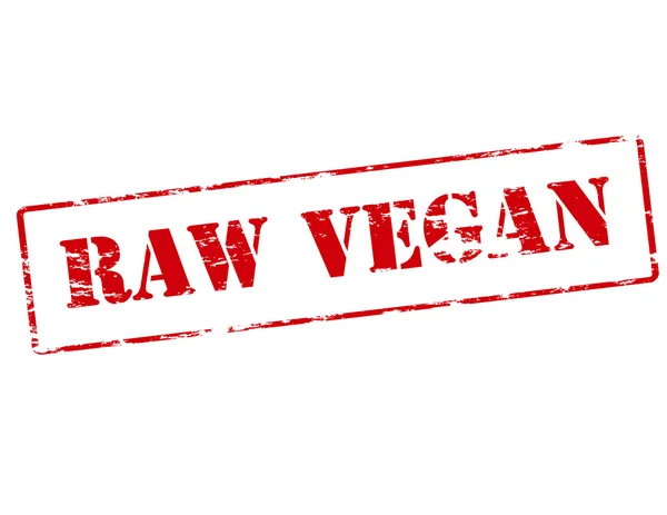 Roh vegan — Stockvektor