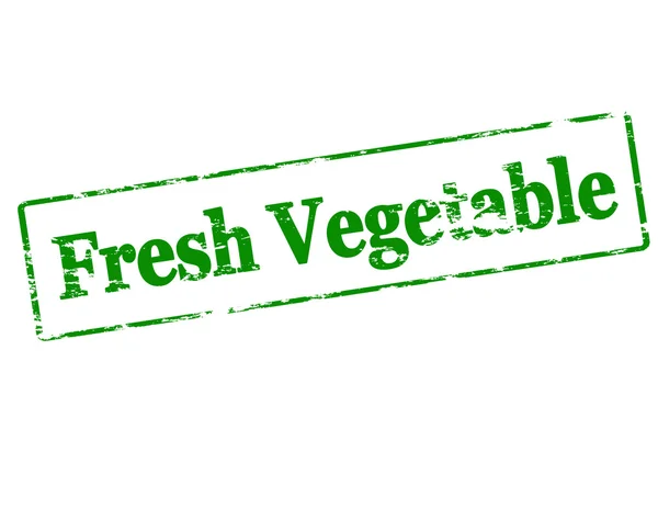 Sello de verduras frescas — Archivo Imágenes Vectoriales