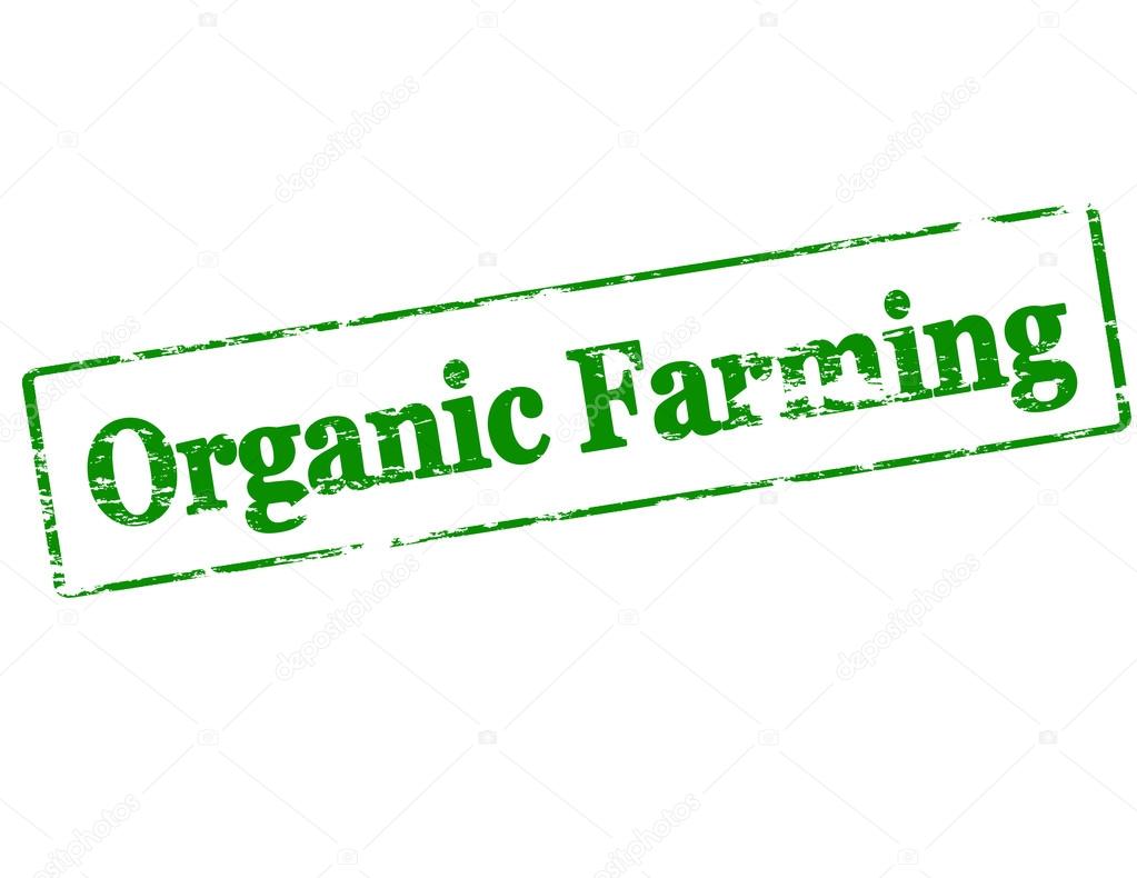 Organic farming stamp