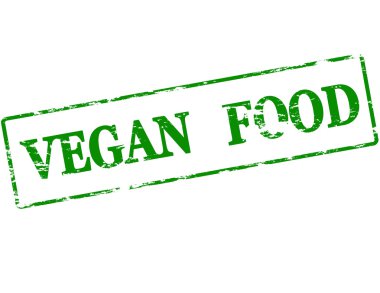 vegan gıda damga