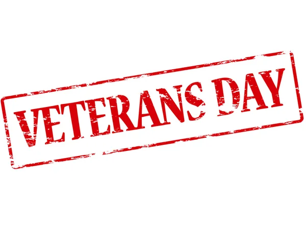 Sello Día de los Veteranos — Vector de stock