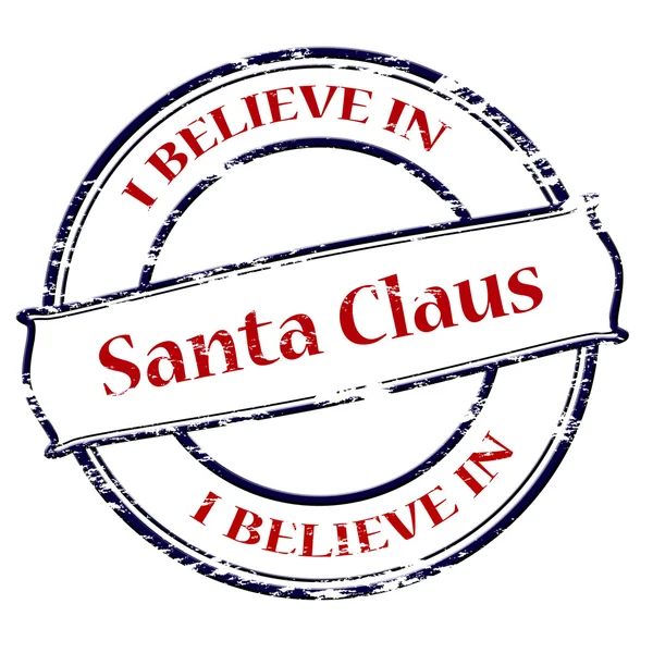 Ik belive in Santa Claus — Stockvector