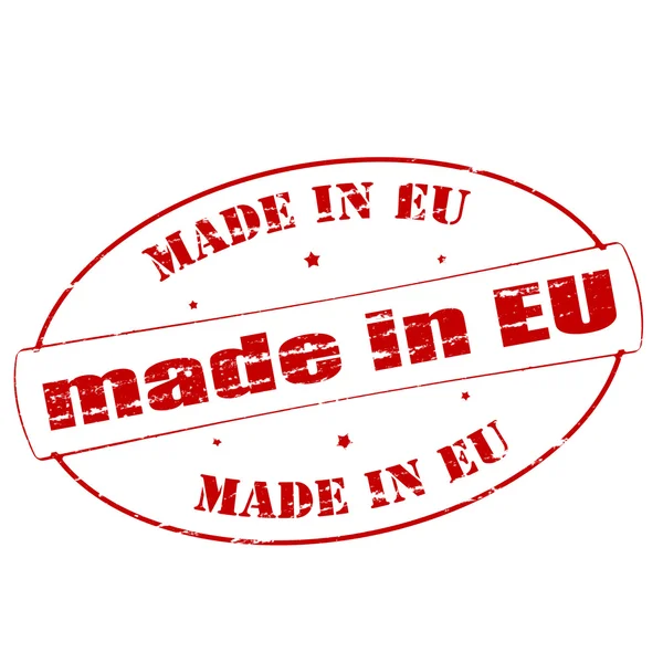 Fabricado na UE — Vetor de Stock