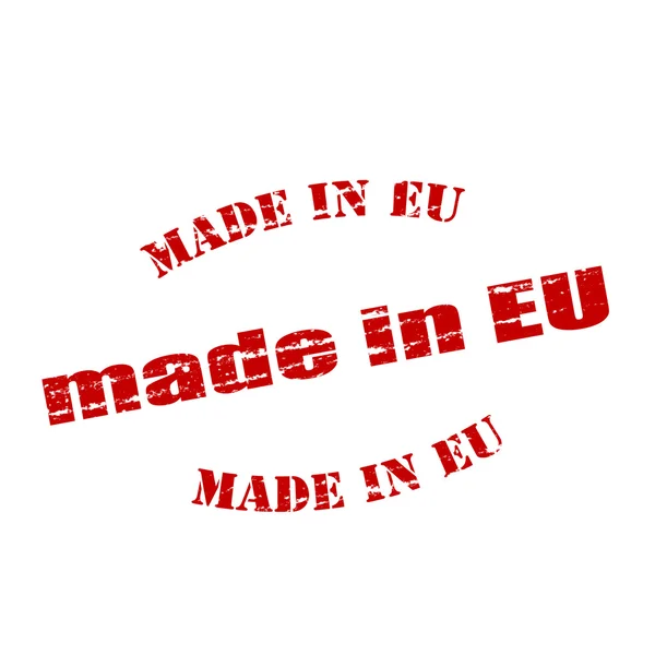 Hecho en la UE — Vector de stock