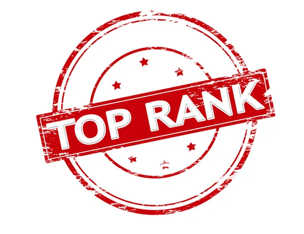 Top rank stamp — Stock Vector