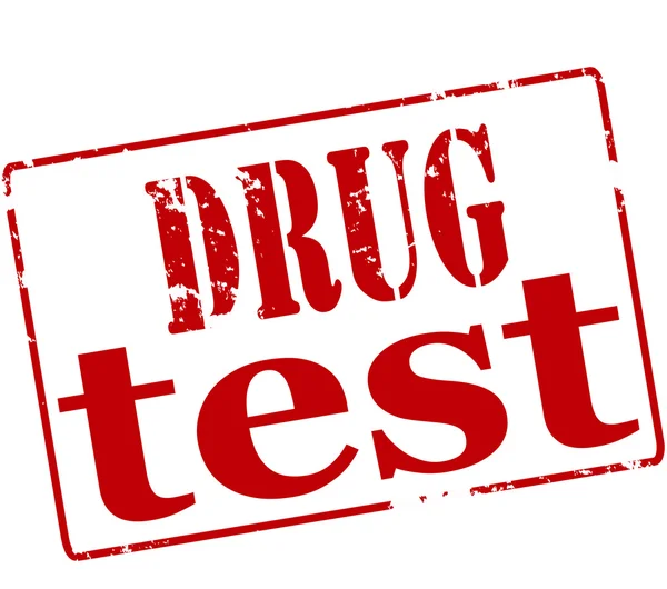 Timbre de test de drogue — Image vectorielle