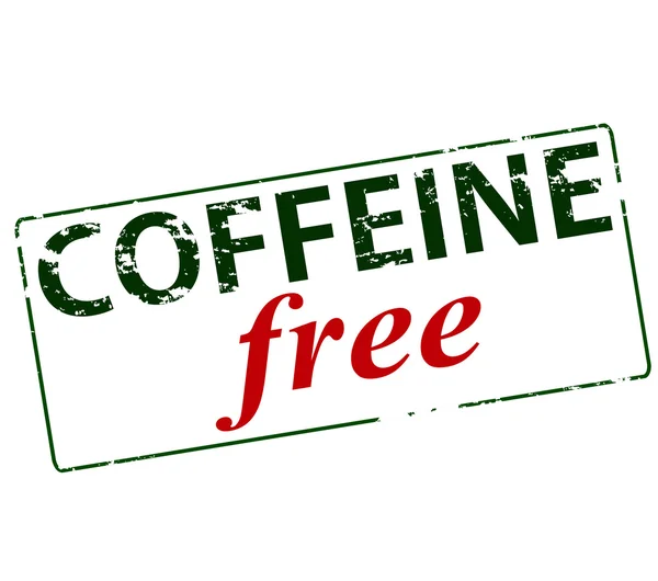 Coffeine gratis stämpel — Stock vektor