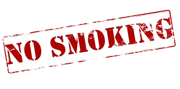 Geen rookvrije stempel — Stockvector