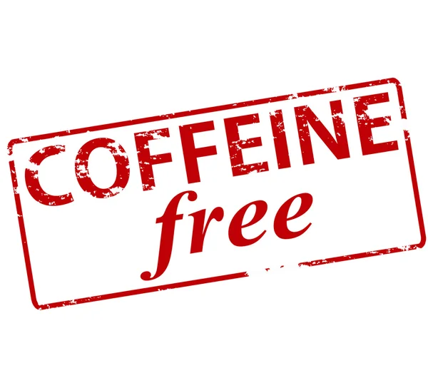 Coffeine gratis stämpel — Stock vektor