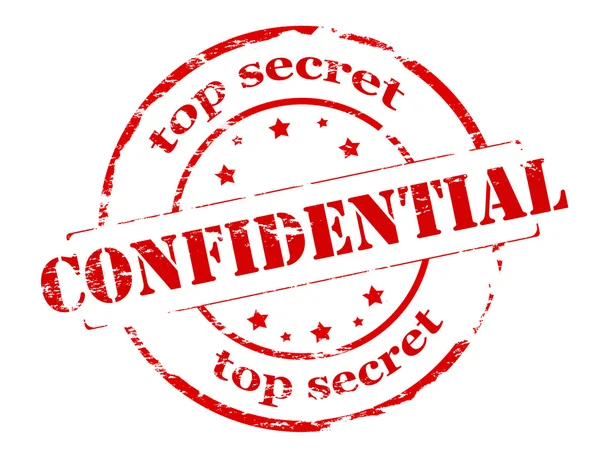 Top secret confidential — Stock Vector