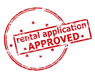 Rental application approved clipart