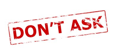 Don t sormak damgası