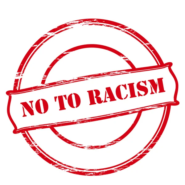 NON AU RACISME — Image vectorielle