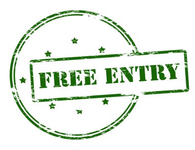 Free entry stamp clipart