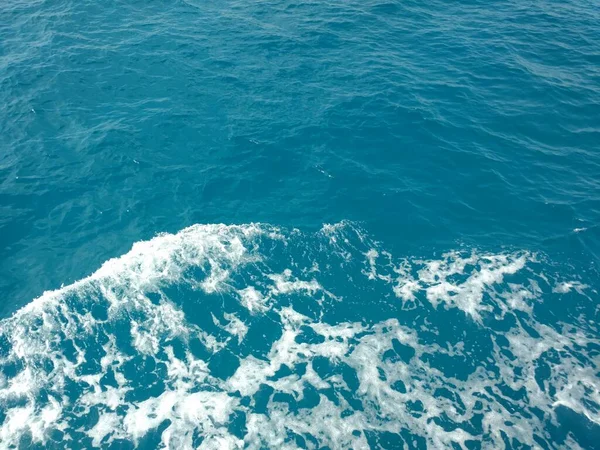 Onda Azul Ondulação Textura Mar Oceano Fundo — Fotografia de Stock