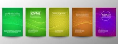 Geometrik minimumu koru. Hazır ol. Poster tasarımı için vektör soyut çizgisi deseni. İş broşürleri için şablonlar. Güzel gradyanlar. Yıllık albüm arkaplanı için grafiksel desen