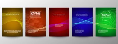 Geometrik minimumu koru. Hazır ol. Poster tasarımı için vektör soyut çizgisi deseni. İş broşürleri için şablonlar. Güzel gradyanlar. Yıllık albüm arkaplanı için grafiksel desen