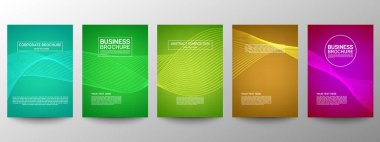 Geometrik minimumu koru. Hazır ol. Poster tasarımı için vektör soyut çizgisi deseni. İş broşürleri için şablonlar. Güzel gradyanlar. Yıllık albüm arkaplanı için grafiksel desen