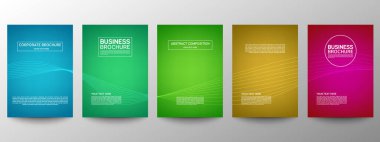 Geometrik minimumu koru. Hazır ol. Poster tasarımı için vektör soyut çizgisi deseni. İş broşürleri için şablonlar. Güzel gradyanlar. Yıllık albüm arkaplanı için grafiksel desen