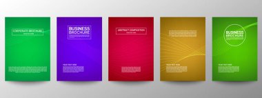 Geometrik minimumu koru. Hazır ol. Poster tasarımı için vektör soyut çizgisi deseni. İş broşürleri için şablonlar. Güzel gradyanlar. Yıllık albüm arkaplanı için grafiksel desen