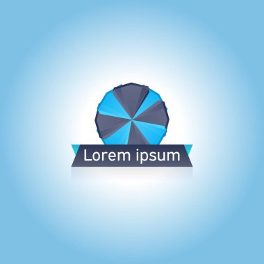 Elmas simgesi, logo izole edildi. Moda, mücevher, modern kristal logo, kimlik. Vektör illüstrasyonu