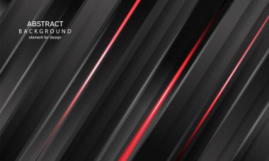 Minimum geometrik soyut arkaplan. Parlak tasarım dokusu. Dinamik şekiller kompozisyonu. - Kırmızı. Vektör illüstrasyonu