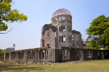 Hiroşima Barış Anıtı (atom bombası bombeli veya Genbaku Domu) Hiroşima, Japonya. UNESCO Dünya Miras Listesi