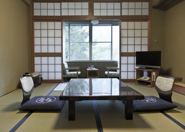 Habitación tradicional japonesa en estilo tradicional — Foto de Stock