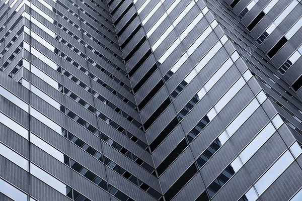 Futuristické architectre, moderní architektura těsných nahoru, skleněné okno vzor — Stock fotografie