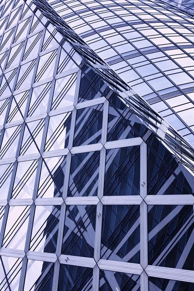 Futuristischer Architekt, moderne Architektur, Glasfenstermuster — Stockfoto