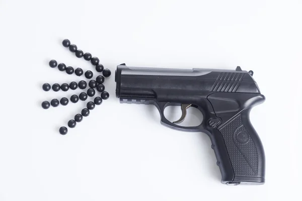 Gun isolated on white — Stock Photo, Image