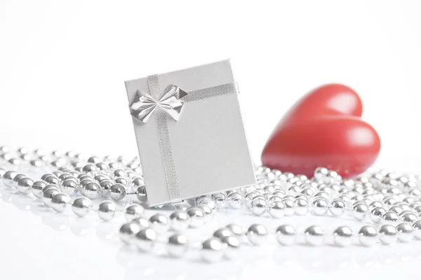 Natale o San Valentino sfondo regalo — Foto Stock