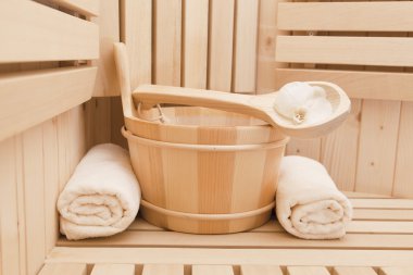 Fin sauna, Başak ve spa aksesuarları
