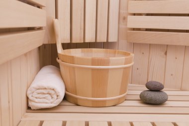 Fin sauna, Başak ve spa aksesuarları