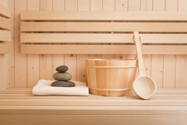 Fin sauna, Başak ve spa aksesuarları