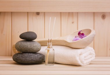 Fin sauna, Başak ve spa aksesuarları