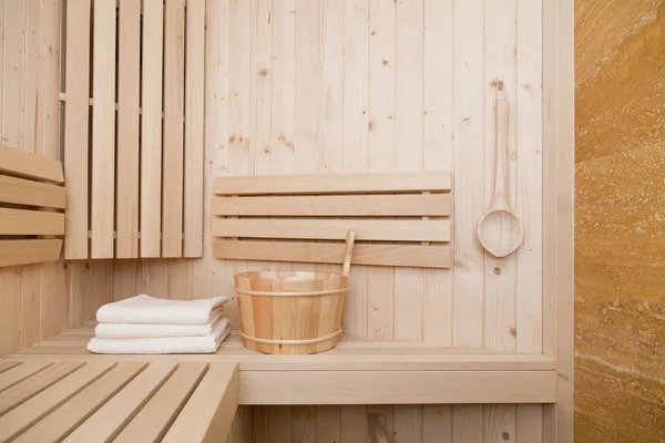 Finnish sauna , welness and spa accessories — Stock Photo, Image