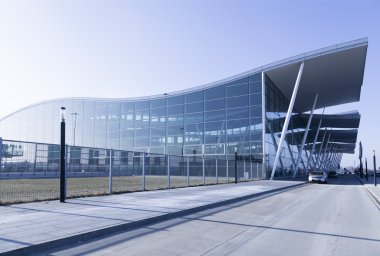 Modern Havaalanı terminal, endüstriyel mimari