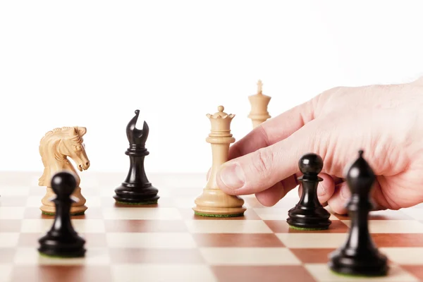 Playing chess — Stock Photo, Image