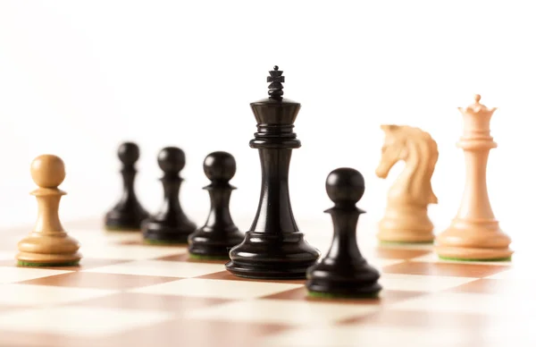 Jugar al ajedrez —  Fotos de Stock