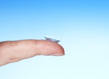 Göz damlaları ve göz lens, göz bakım kavramı